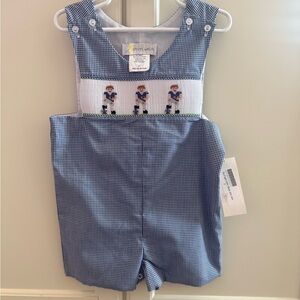 Blue Checkered Kids Romper by Secret Wishes - New with Tags - Size 2
